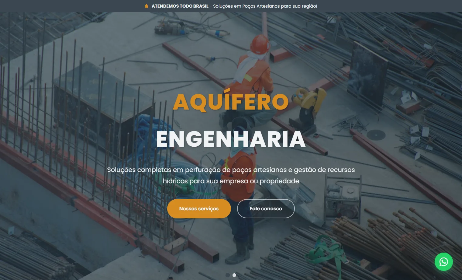 Prévia do site Aquífero Engenharia