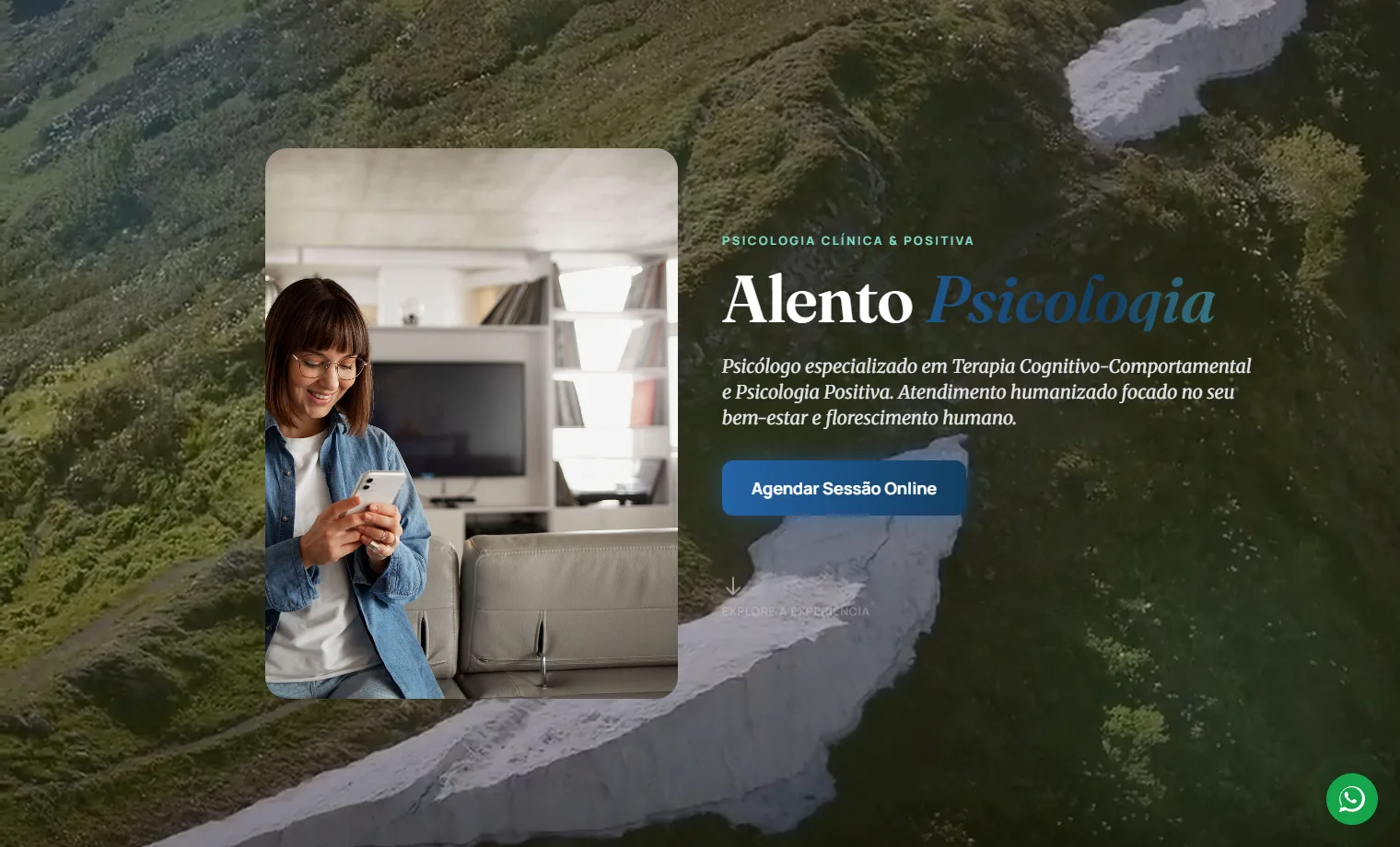 Prévia do site Alento Psicologia Clínica